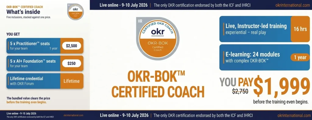 OKR_BOK Certified Coach - July Cohort - Promotion By OKR International