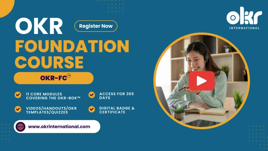 OKR online e-Learning training course