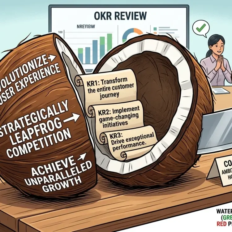 Coconut OKRs - Picture describing Coconut OKRs by OKR International